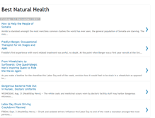 Tablet Screenshot of bestnaturalhealth.net